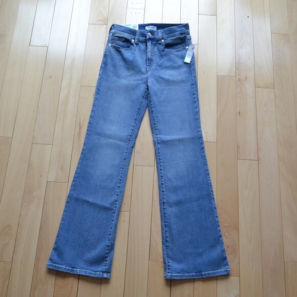 NWT Nine West Denim Blue Jeans High Rise Boot Cut Size M - Picture 1 of 7